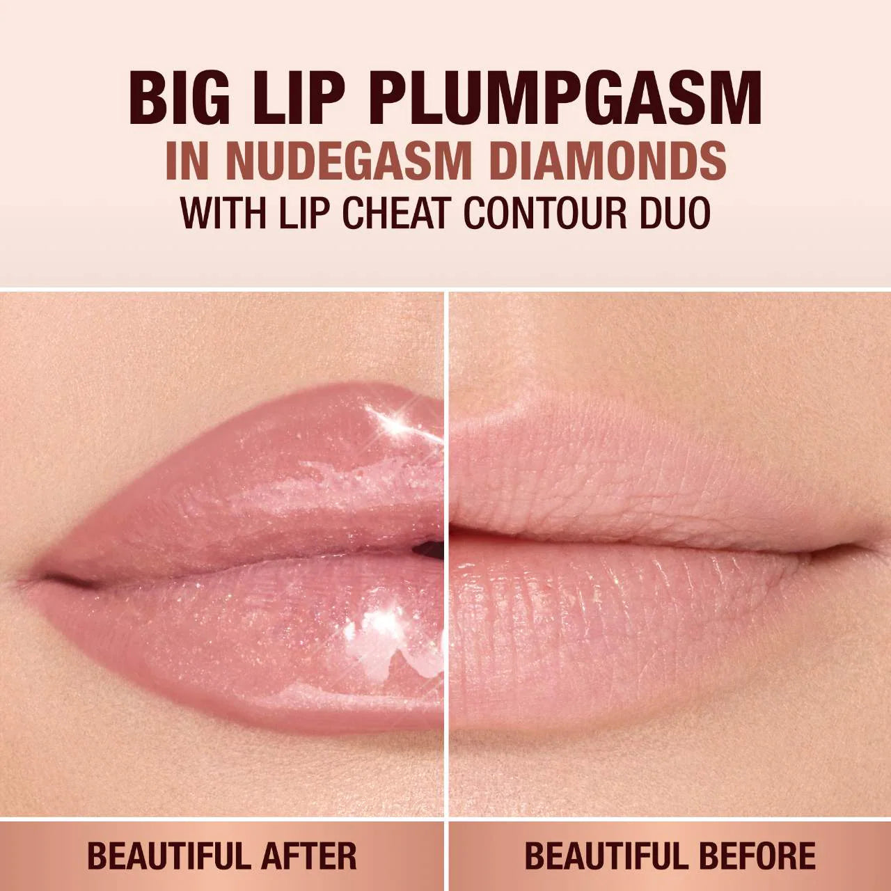 CHARLOTTE TILBURY PLUMPGASM NUDEGASM DIAMONDS