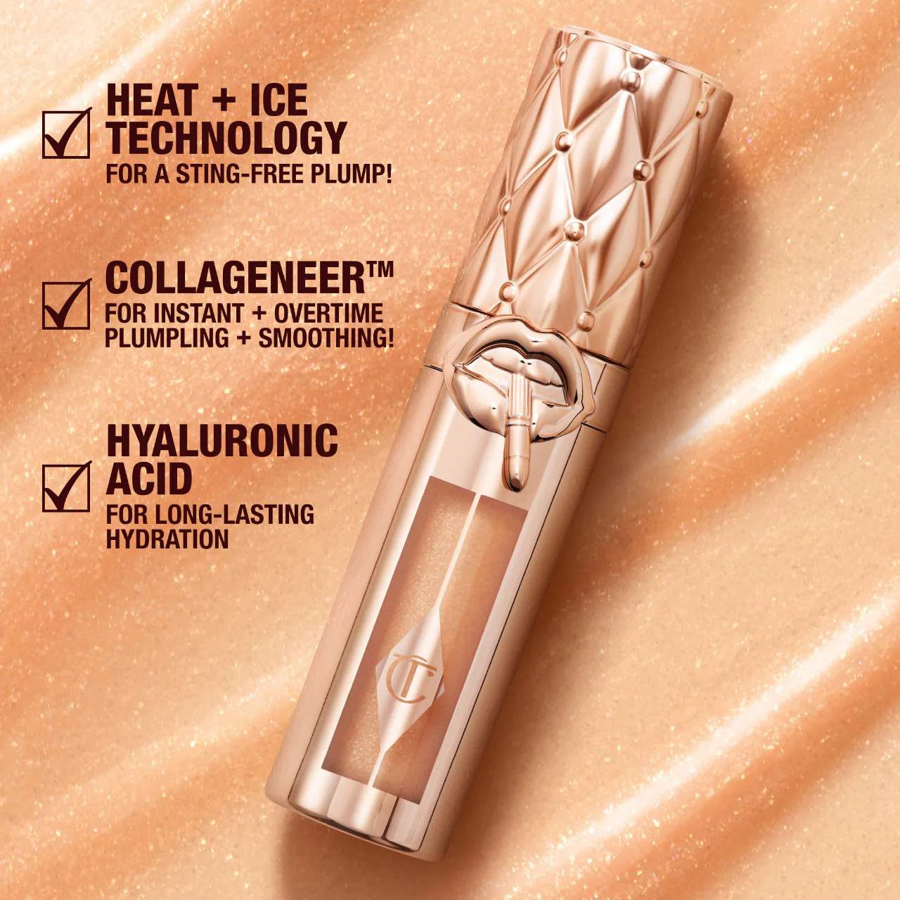 CHARLOTTE TILBURY PLUMPGASM NUDEGASM DIAMONDS