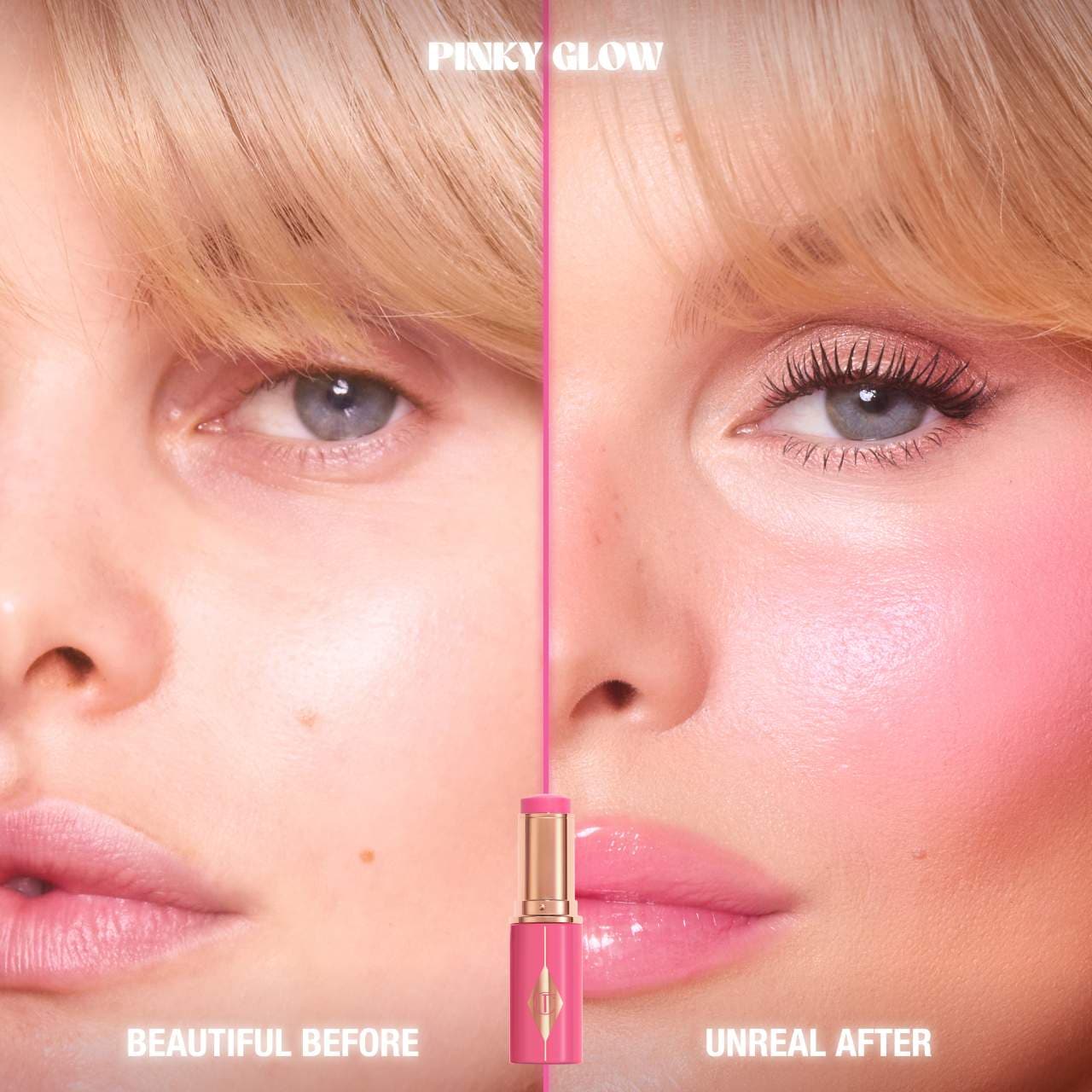 CHARLOTTE TILBURY UNREAL LIP+CHEEK GLOW BLUSH