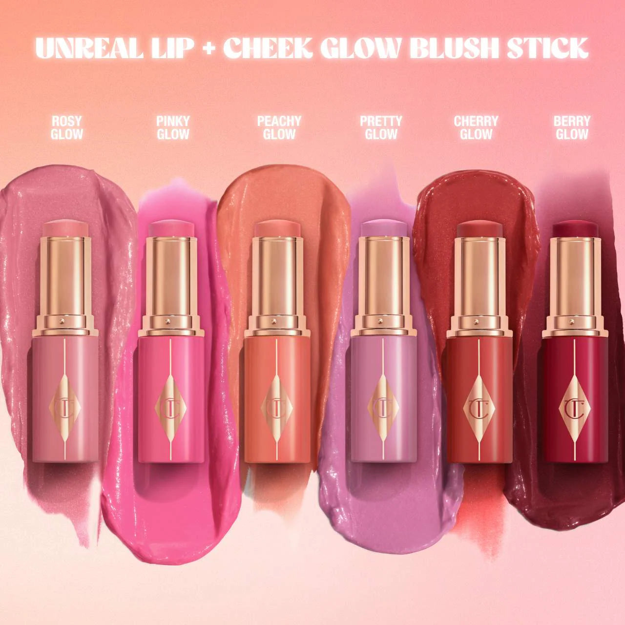 CHARLOTTE TILBURY UNREAL LIP+CHEEK GLOW BLUSH