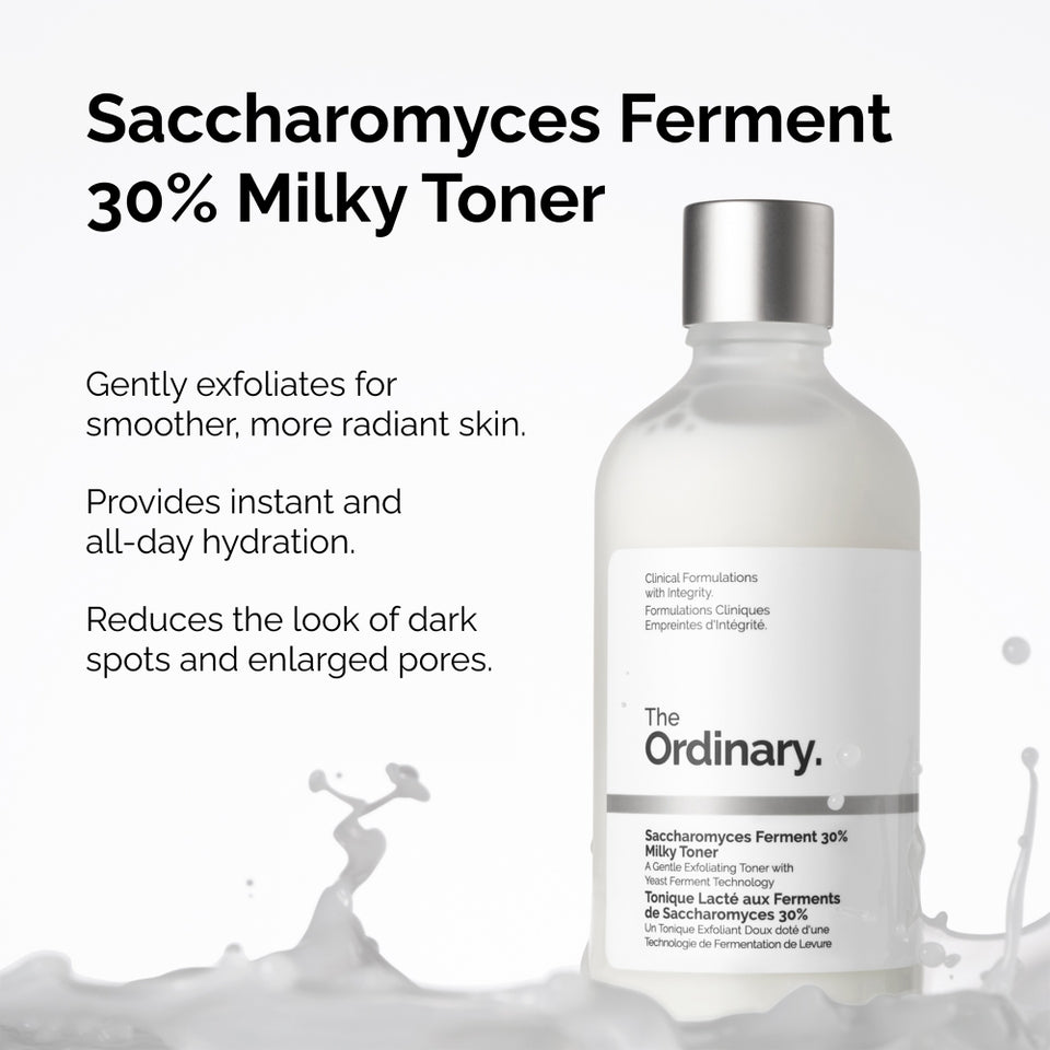 THE ORDINARY SACCHAROMYCES FERMENT 30% MILKY TONER 100ML