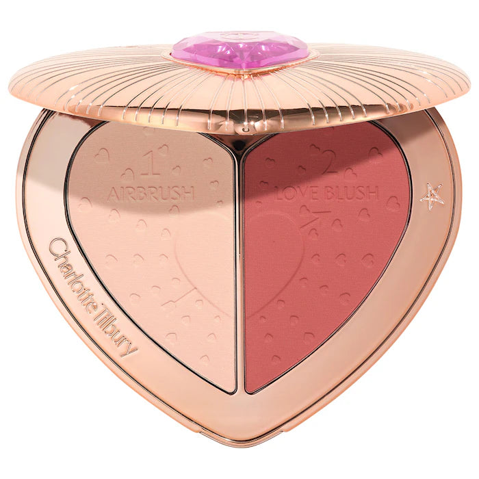 CHARLOTTE TILBURY AIRBRUSH FLAWLESS FINISH BRIGHTENING AND BLUSH PALETTE