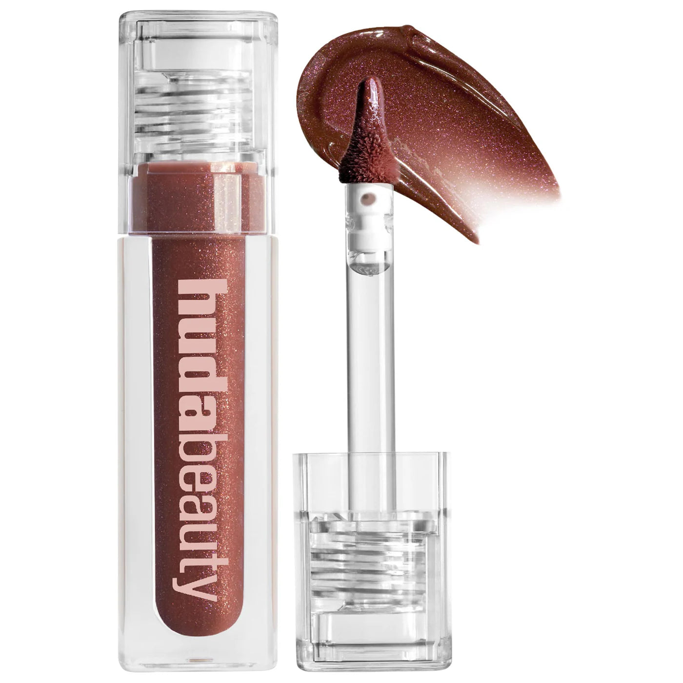 HUDA BEAUTY FAUX FILLER SHINY LIP GLOSS