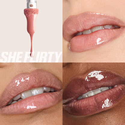 HUDA BEAUTY FAUX FILLER SHINY LIP GLOSS