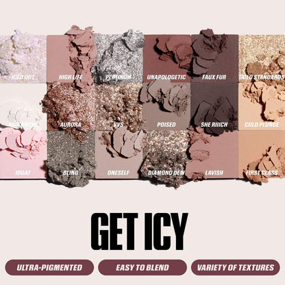 HUDA BEAUTY ICY NUDE EYESHADOW PALETTE