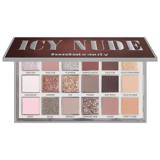 HUDA BEAUTY ICY NUDE EYESHADOW PALETTE