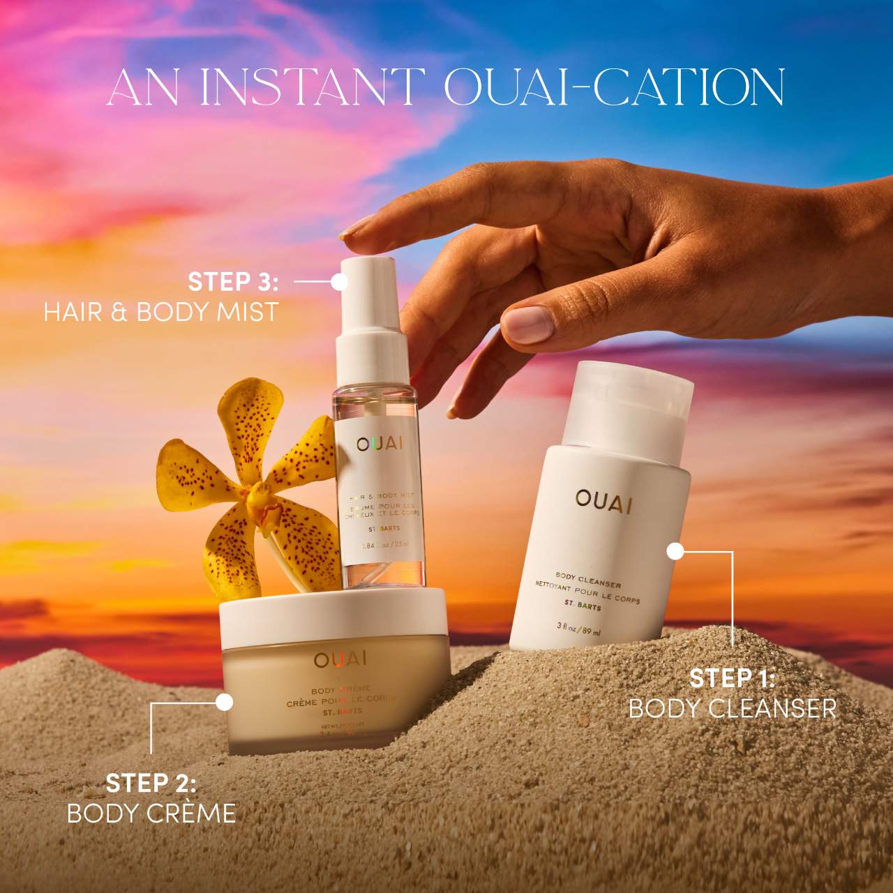 OUAI MINI ST. BART'S BODY SET
