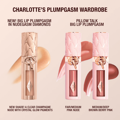 CHARLOTTE TILBURY PLUMPGASM NUDEGASM DIAMONDS