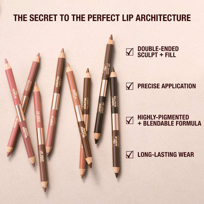 CHARLOTTE TILBURY SUPER NUDES LIP CHEAT DUO LIP LINER