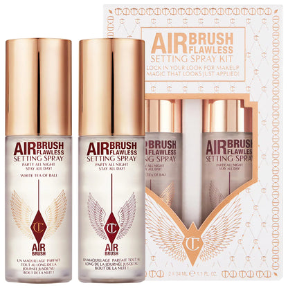 CHARLOTTE TILBURY MINI AIRBRUSH SETTING SPRAY DUO